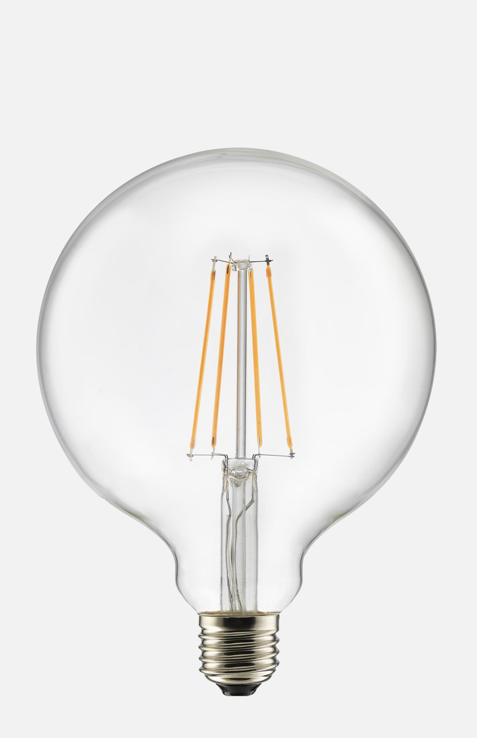 Ljuskälla E27 LED 3-steg dimbar glob 125 mm 0,5-7W