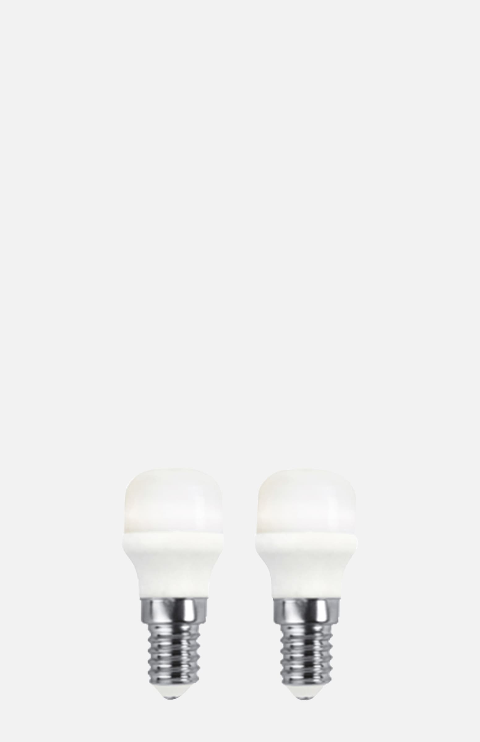 Ljuskälla E14 LED päron 1,4W 2-pack