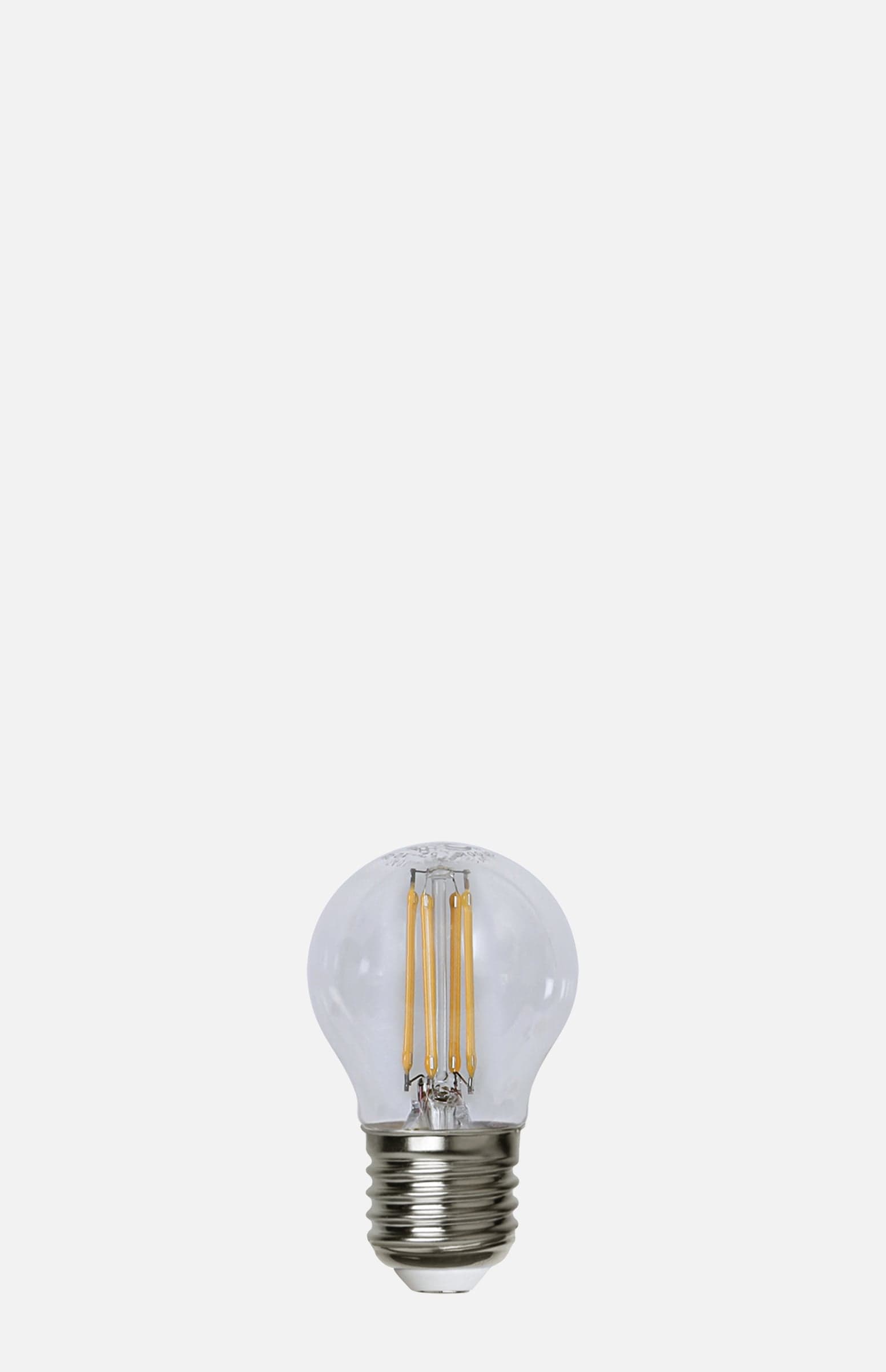 Ljuskälla E27 LED filament glob 45 mm 4,2W