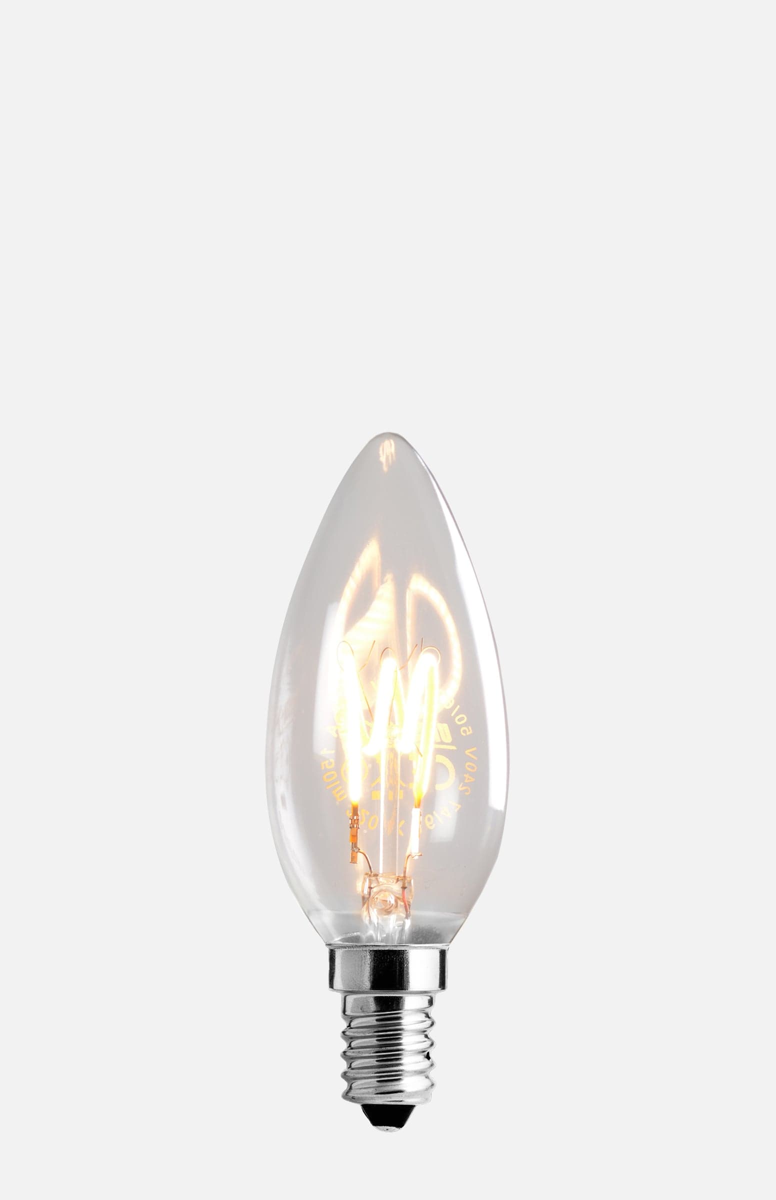 Light source E14 LED soft filament crown 3W