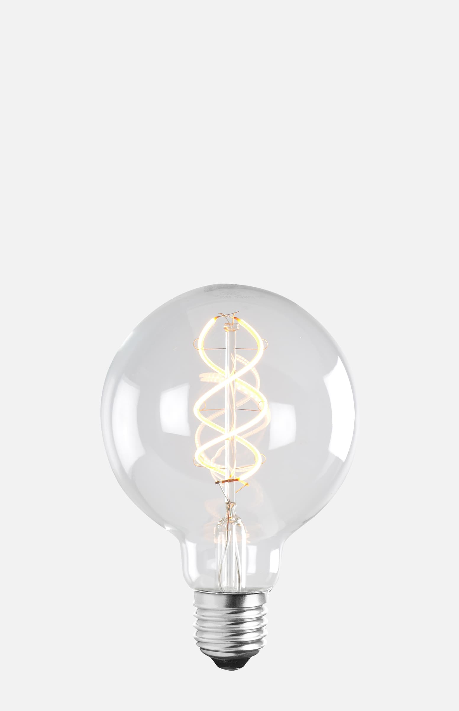 Light source E27 LED soft filament globe 100 mm 5W