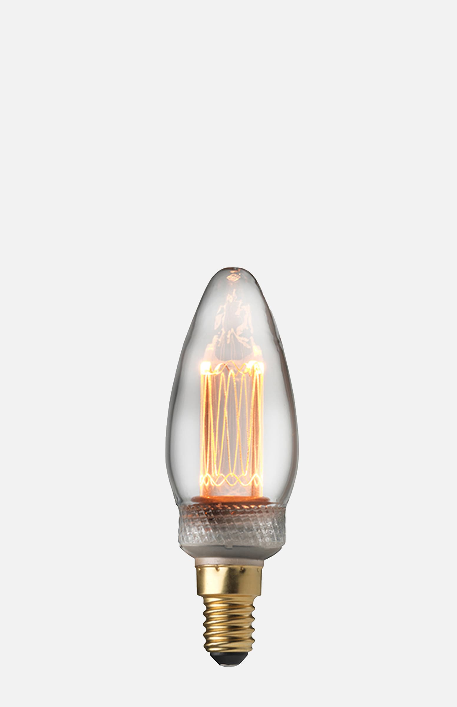 Light source E14 laser LED filament crown 2,3W