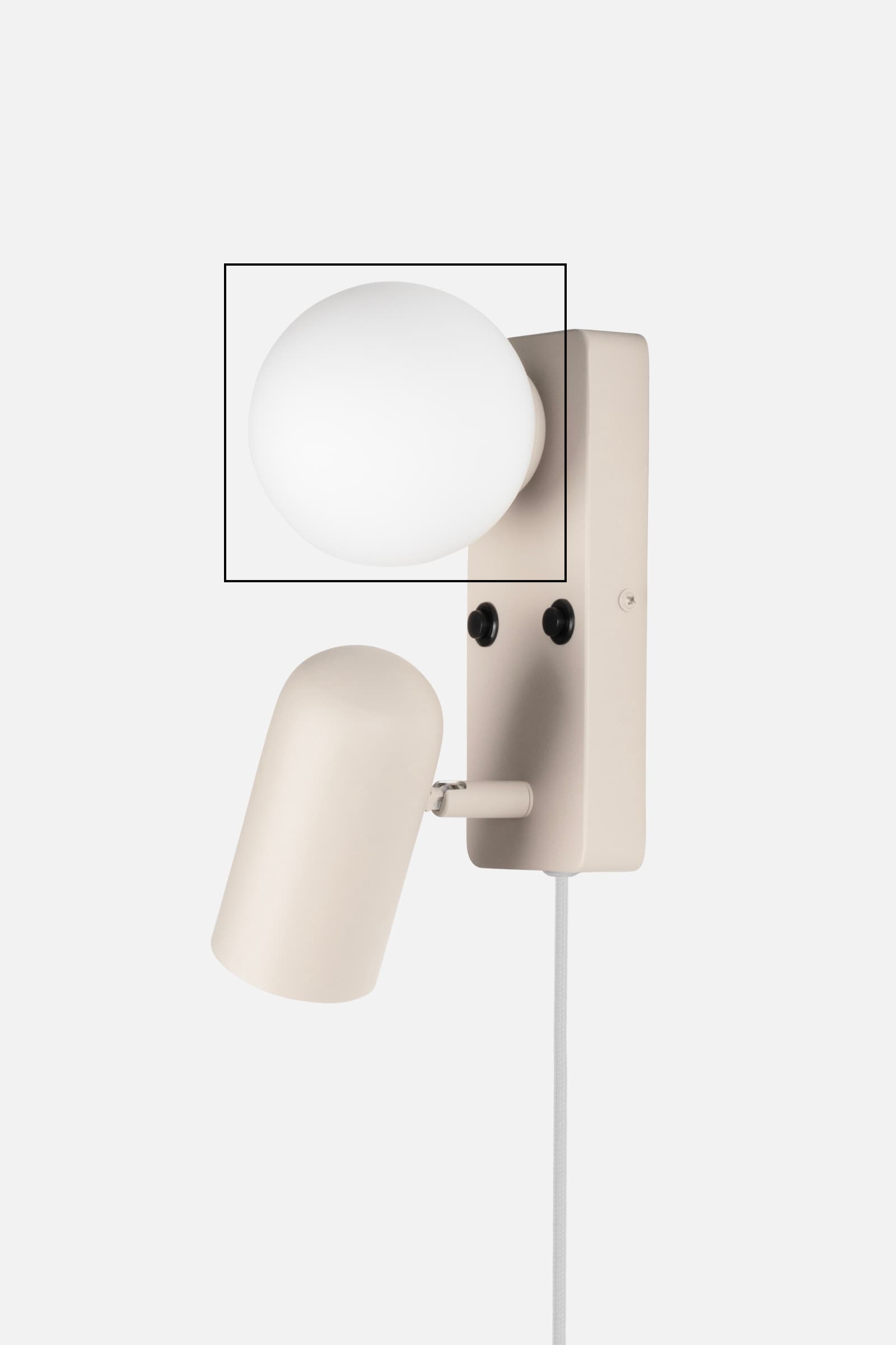 Spare glass Wall lamp Doppio 10