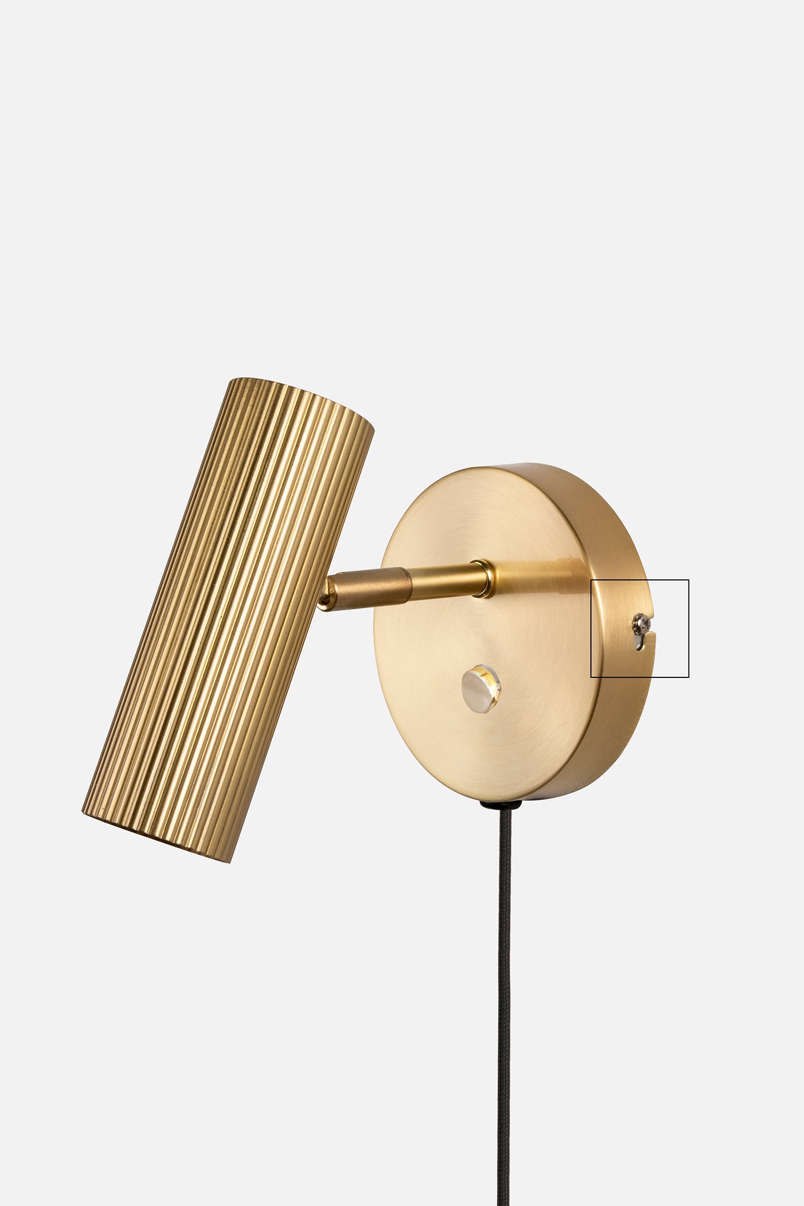 T-bracket for Hubble wall lamp, brass screw